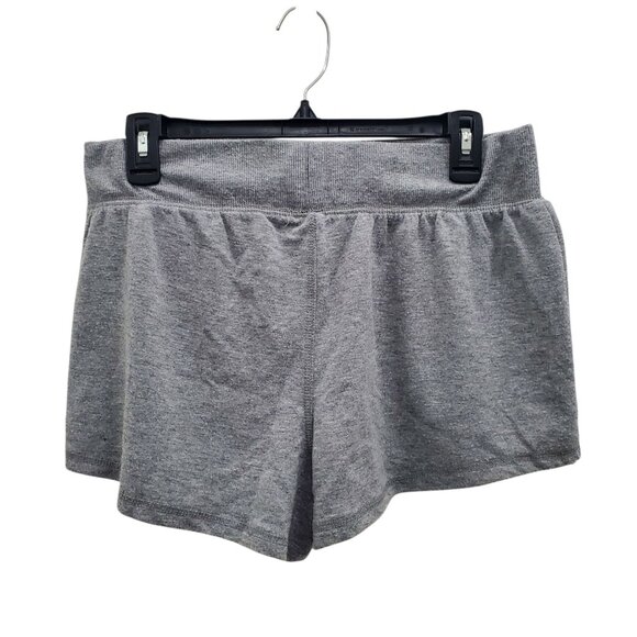 Athletic Works Women's Gray Soft Knit 3.5" Pull On Athleisure Lounge Shorts Sz L - Picture 4 of 4
